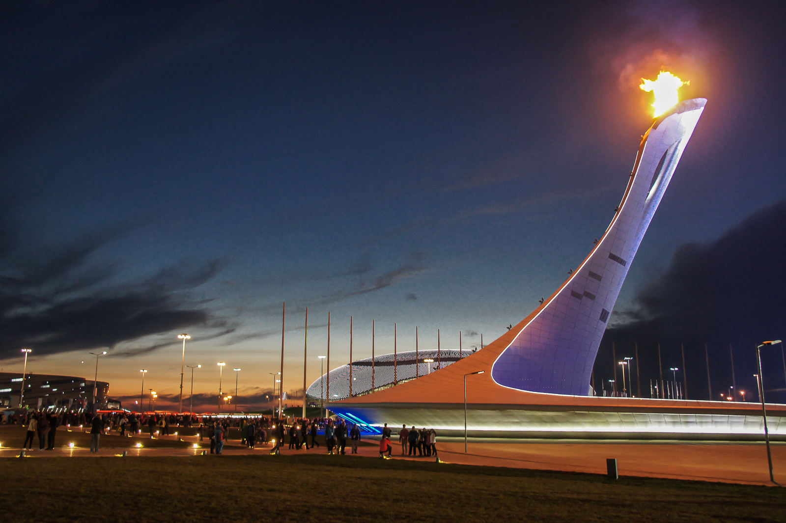 Олимпийский огонь в сочи фото