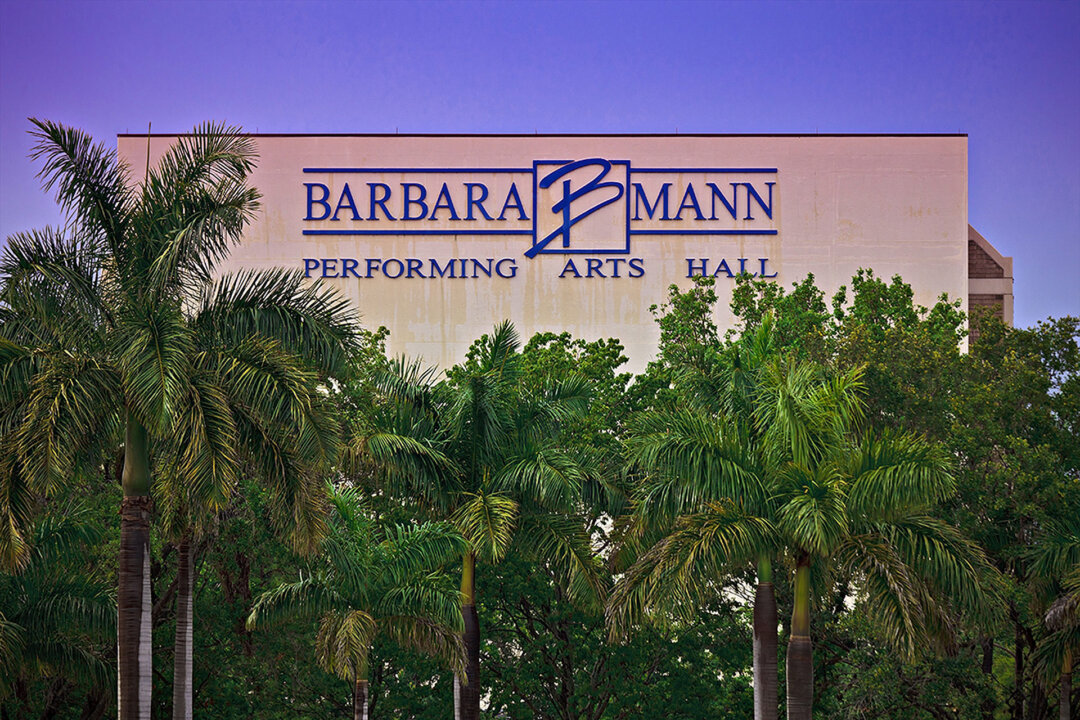 Barbara B. Mann Performing Arts Hall, in Fort Myers. (Mark Zou/Epoch Times)