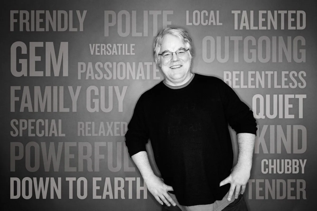 Actor Philip Seymour Hoffman, Jan, 24, 2010. (Carlo Allegri/AP, Illustration by Seth Holehouse)