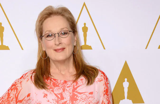 Meryl Streep arrives at the 86th Oscars Nominees Luncheon on Monday, Feb., 10, 2014 in Beverly Hills, Calif. (Photo by Jordan Strauss/Invision/AP)