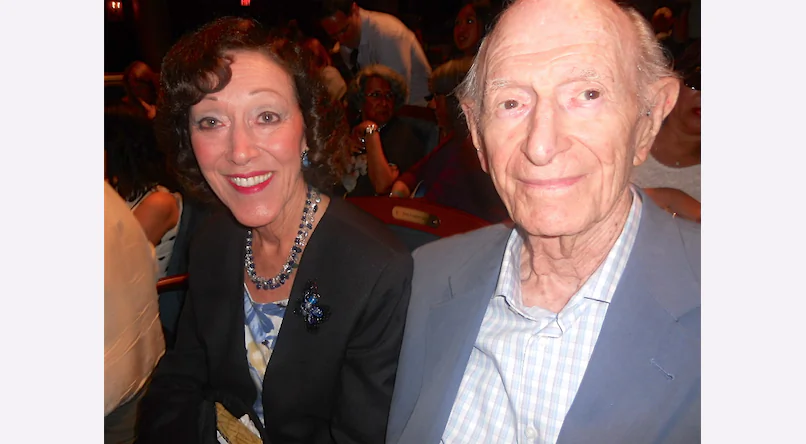 Beverley Pearson and Morris Epstein attend Shen Yun at the Broward Center for the Performing Arts on Feb. 2. “It’s lively, it’s alive, it moves!” Mr. Epstein said of the performance. (Edie Bassen/Epoch Times)