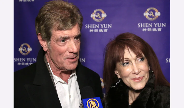 Keith P. Harrington and companion Renée enjoyed Shen Yun Performing Arts at the Detroit Opera House on Feb. 8, 2014. (Courtesy of NTD Television) 