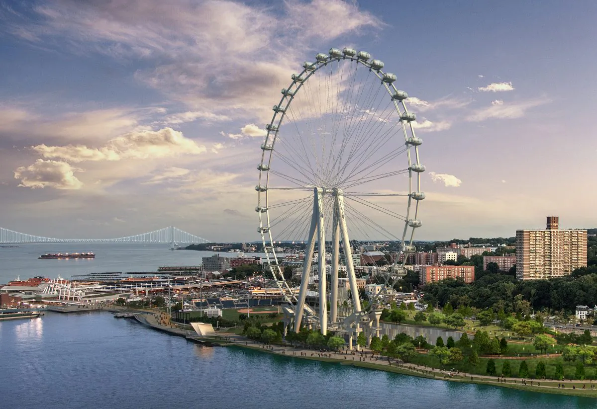 A rendering of The New York Wheel. (Courtesy of The New York Wheel)
