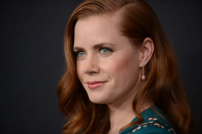 Amy Adams arrives at the 16th Costume Designer Guild Awards, on Saturday, Feb. 22, 2014, in Beverly Hills, Calif. (Photo by Jordan Strauss/Invision/AP)