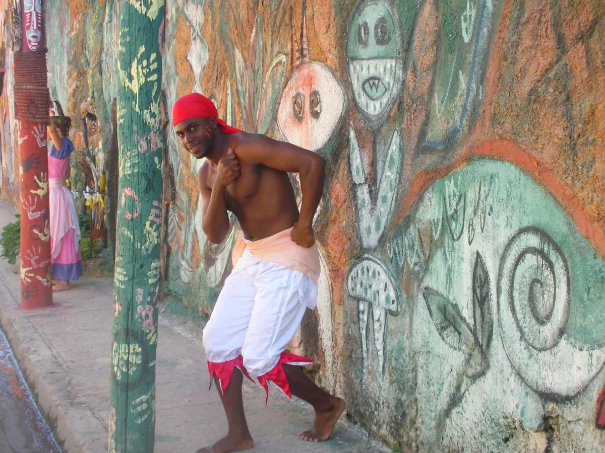 A dancer performing at Callejon de Tradiciones Community Project in the town of Matanzas outside of Havana. (Beverly Mann)