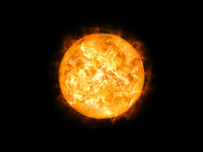 A sun illustration. Scientists took a step closer this week to making nuclear fusion reactors a reality. Nuclear fusion powers the sun and stars. (Shutterstock*)