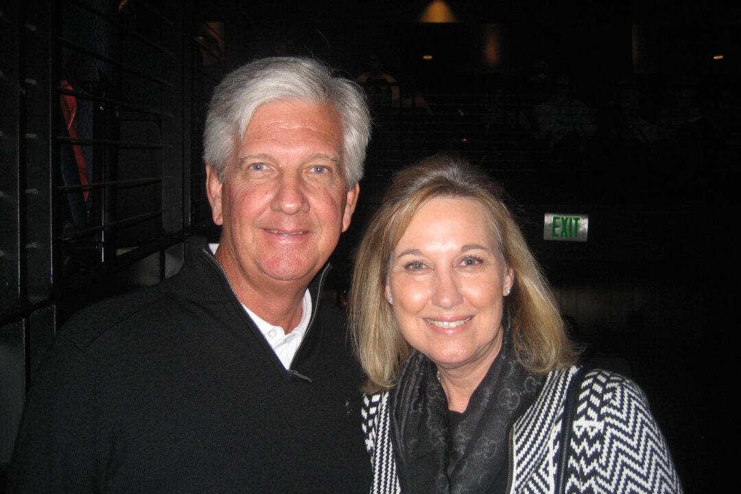 Mark and Diana Pfeil at the Shen Yun Performing Arts show at the Nokia Theatre L.A. LIVE, on March 22, 2014. (Jana Li/Epoch Times)