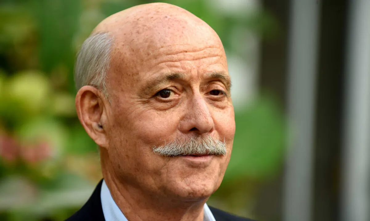 American economist Jeremy Rifkin poses for a picture during an interview with AFP in Paris on Oct. 18, 2019 for the release of his book "The Green New Deal: Why the Fossil Fuel Civilisation Will Collapse by 2028, and the Bold Economic Plan to Save Life on Earth." (Eric Piermont/AFP via Getty Images)