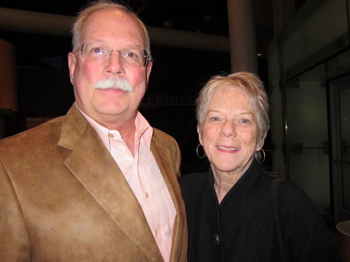Dr. Ed Irish and his wife enjoy an evening at Shen Yun Performing Arts at the Kentucky Center’s Whitney Hall, on March 22. (Valerie Avore/Epoch Times)