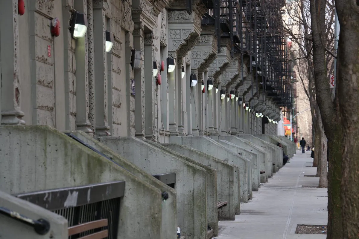 Thirty six residences on 114th Street recommended for historical preservation to the National Register of Historical Places, New York, March 25, 2014. (Allen Xie)