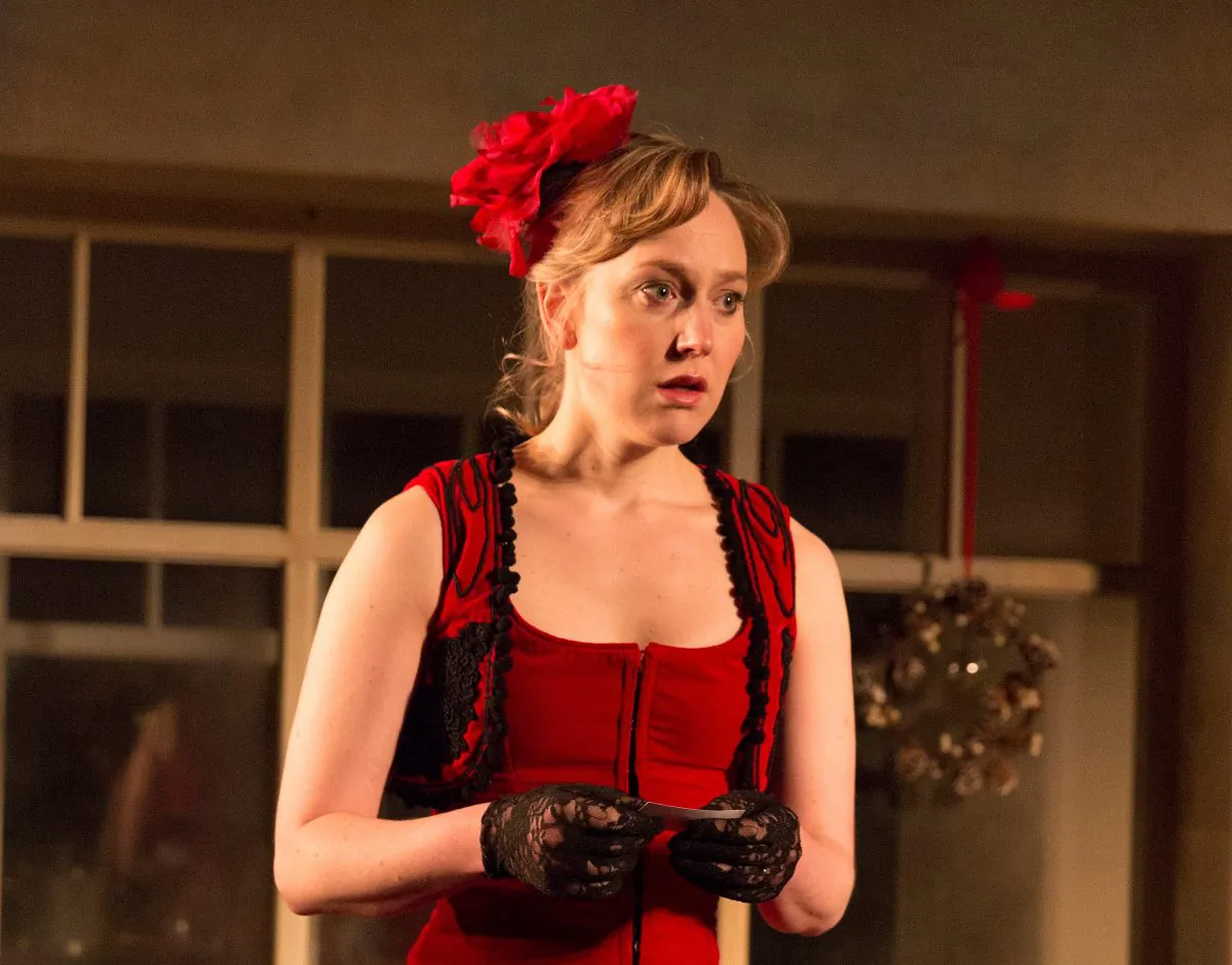 Hattie Morahan, appearing as Nora Helmer, seems to recreate the role with her thrilling performance. (Richard Termine)