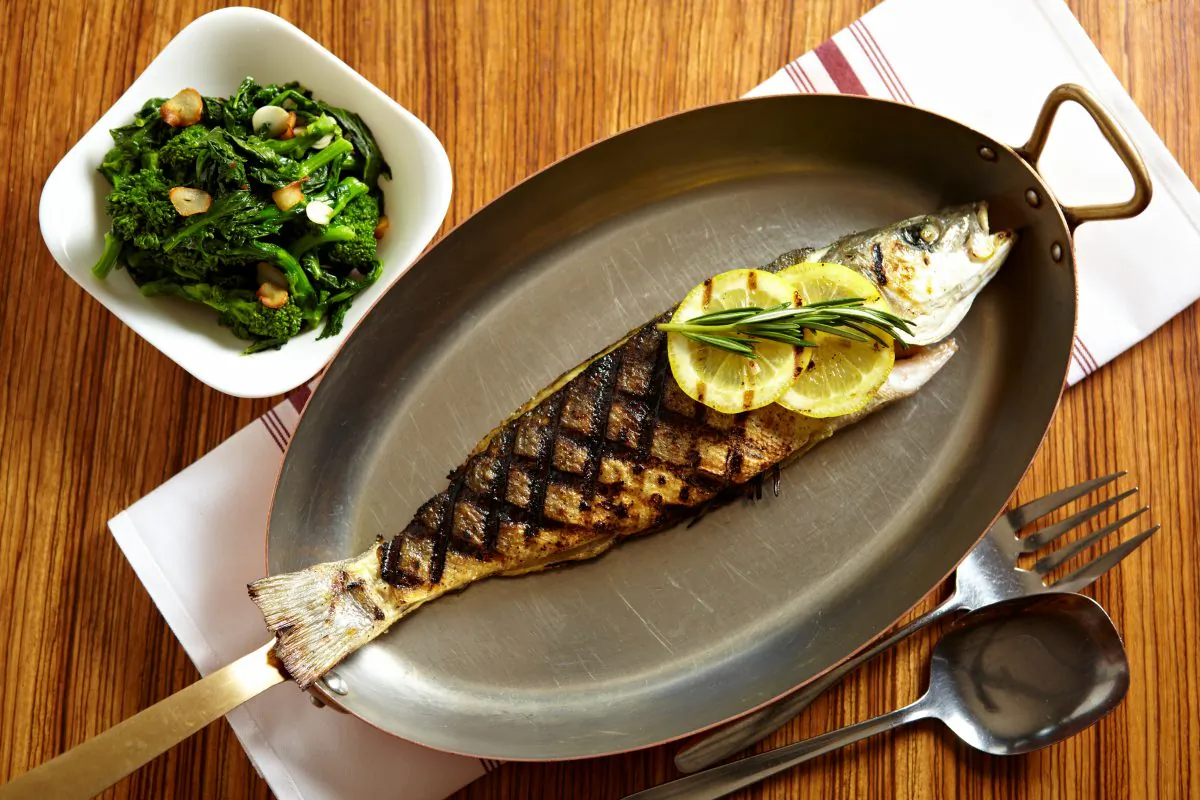 Grilled branzino. (Courtesy of Paul Johnson)