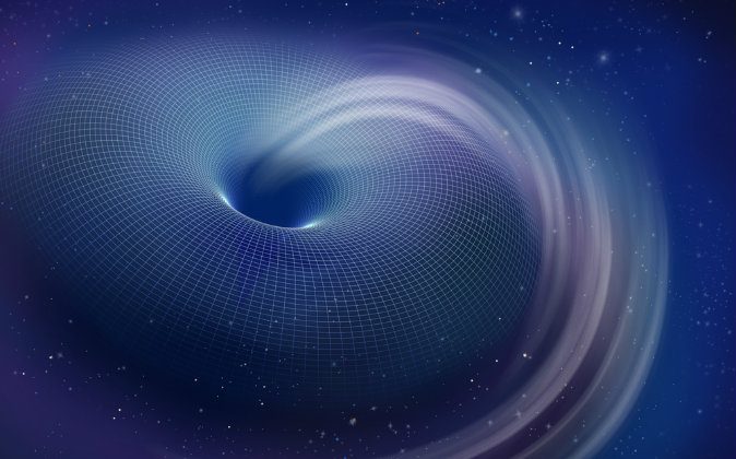 An artist's rendering of a black hole. (Shutterstock*)