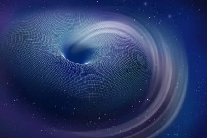 An artist's rendering of a black hole. (Shutterstock*)