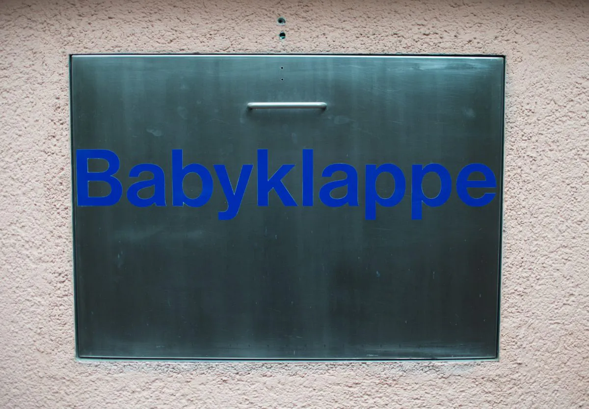 A "baby hatch" at the St. Joseph hospital in Berlin, where women can safely leave their unwanted newborn babies. (Johannes Eisele/AFP/Getty Images) 