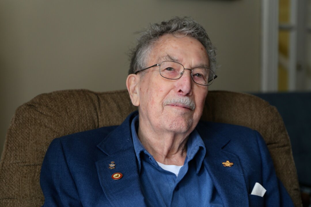 Bill McLachlan at his home in Ottawa, March 2014. (Pam McLennan/Epoch Times)