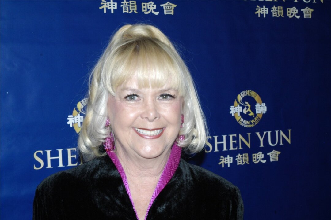 Carole Allen enjoys Shen Yun Performing Arts at  the Segerstrom Center for the Arts on Sunday afternoon, March 16. (Courtesy of NTD Television)