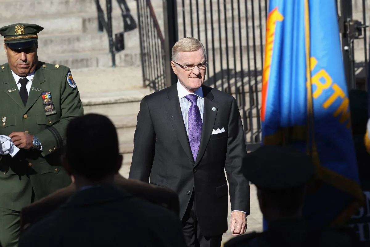 New York sanitation commissioner John Doherty on Nov. 9, 2012. (John Moore/Getty Images)
