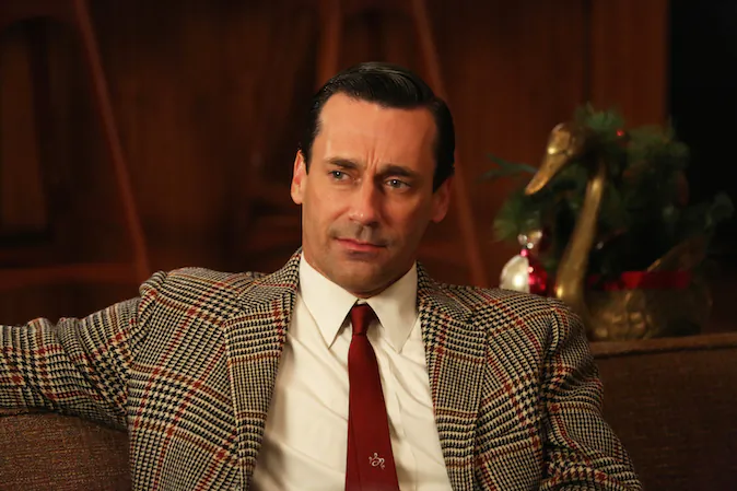 Don Draper, ahead of the game, behind his times. (AP Photo/AMC, Michael Yarish)