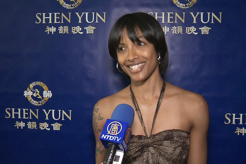 Kiki Williams enjoyed Shen Yun Performing Arts at Shen Yun Performing Arts’ final performance at the Nokia Theatre, on March 23. (Courtesy of NTD Television)