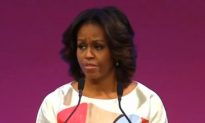 Michelle Obama Discusses Missing Plane in China (Video)
