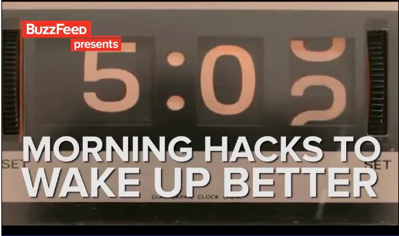 Morning Hacks to Wake Up Better (Video)