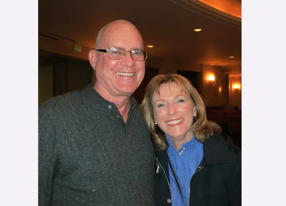Richard Nicolai attends Shen Yun Performing Arts with his wife, Diane, at the California Center for the Arts, on March 1. (Laura Gu/Epoch Times)