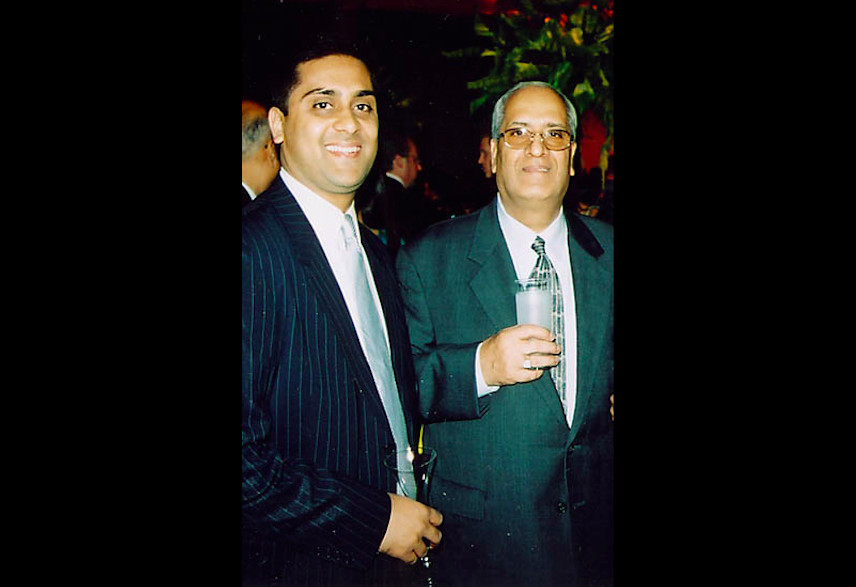 Suneet Kapoor (L) and his father Ramesh from Kapoor Galleries, Inc. (Courtesy of Suneet Kapoor)

