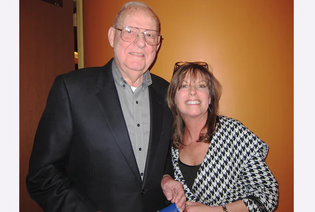 Father and daughter, Bill and Barbara Bitter, thought the performance by Shen Yun Performing Arts astounding. (Valerie Avore/Epoch Times)