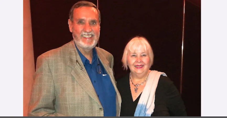 David and Joy Helen Lea attended the penultimate performance of Shen Yun Performing Arts in Melbourne on the evening of March 29. Ms. Lea, an artist of over 50 years, says Shen Yun's a delicately beautiful performance was unlike any other she's seen. (Julia Huang/Epoch Times)