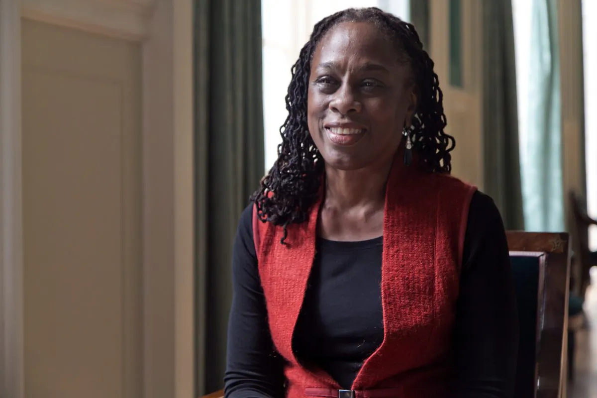 New York City first lady Chirlane McCray is interviewed at New York's City Hall, Wednesday, March 5, 2014. (AP Photo/Richard Drew)
