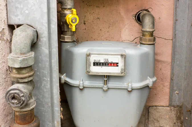 A file photo of a natural gas meter. (Shutterstock*)