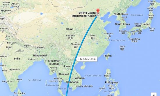 Malaysia Airlines Route Map: Updated Scenario Has Plane Turning Back to Malacca Strait