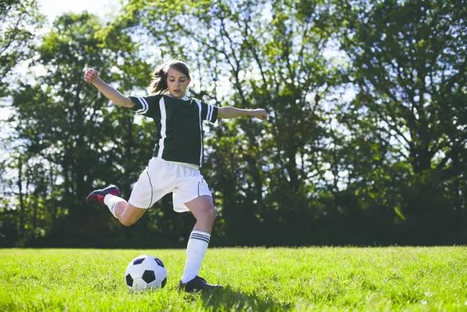 Although rare, if athletes don't rest after a deep muscle injury, they can start to grow bone inside their muscles, a condition known as myositis ossificans. (Jupiterimages/photos.com)
