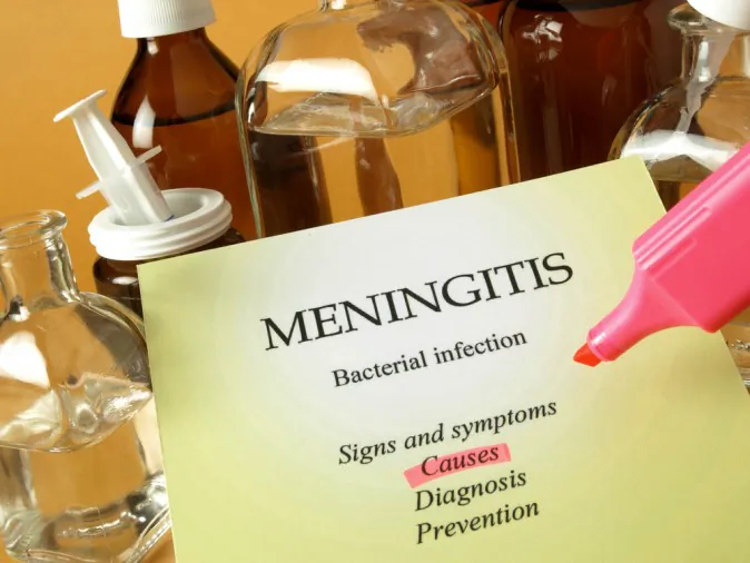 A document on meningitis (Shutterstock)