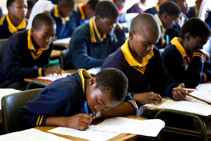 A file photo of orphan students at Nazarene Mission School in Piggs Peak, Swaziland, on July 29, 2008. Times of Swaziland explores the nation’s prospects of becoming a first world nation. (Shutterstock*)