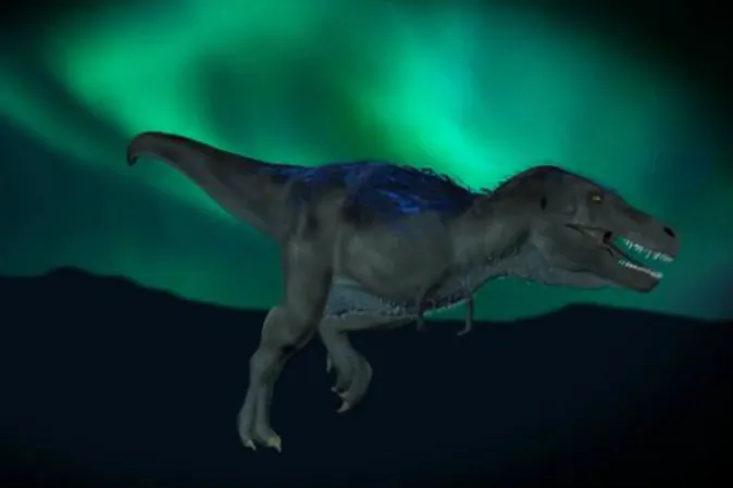 Nanuqsaurus hoglundi. (Screenshot/Video of Karen Karr's illustration)