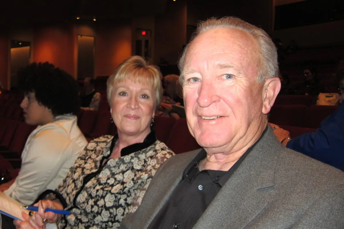Cindy and Steve Matherly enjoy an evening at Shen Yun Performing Arts at the Kentucky Center’s Whitney Hall, on March 22. (Valerie Avore/Epoch Times)