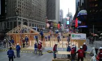 Habitat for Humanity Builds Home for Sandy Victim in Times Square
