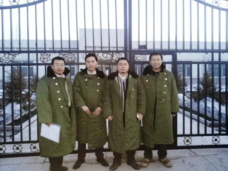 Mainland human rights lawyers (L–R) Jiang Tianyong, Tang Jitian, Wang Cheng, and Zhang Junjie, before being arrested. (Courtesy of the subjects)