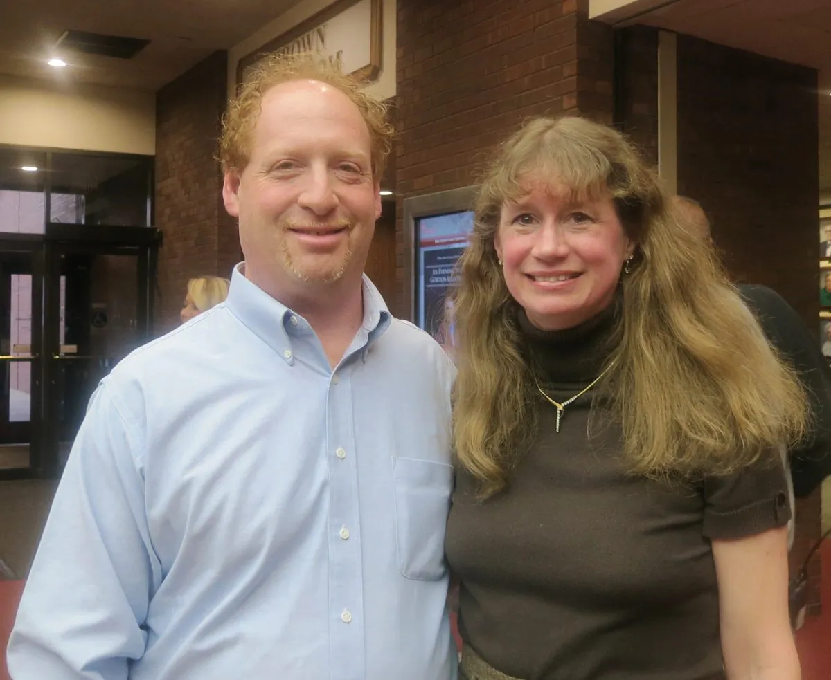 Jay and Becky Ashner in awe of Shen Yun Performing Arts at the Braden Auditorium, University of Illinois in Normal, Illinois on April 13. (Stacey Tang/Epoch Times)