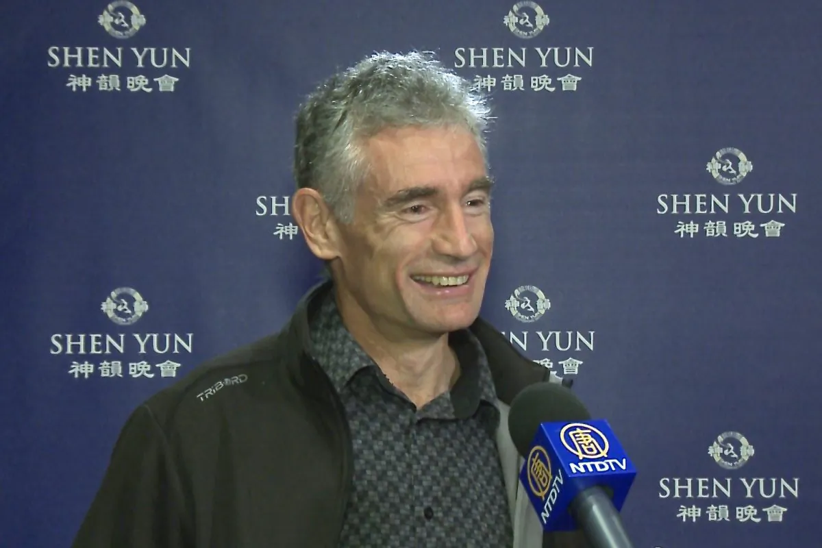 David Hamilton attends Shen Yun Performing Arts at Auckland's Aotea Centre, on Friday April 11. (Courtesy of NTD Television)