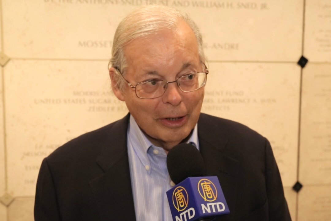 Dr. Yvan Allaire attended the Shen Yun performance at the Kravis Center for the Performing Arts on April 15. He said the performance gave him “a feeling of great harmony, peace, a sense that the world is a great place, actually.” (Serene Lee/NTD Television)