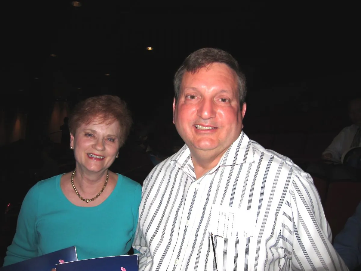 Becky and Dave Trax attend Shen Yun Performing Arts at the Clowes Memorial Hall of Butler University, on April 18. (Valorie Avore/Epoch Times)