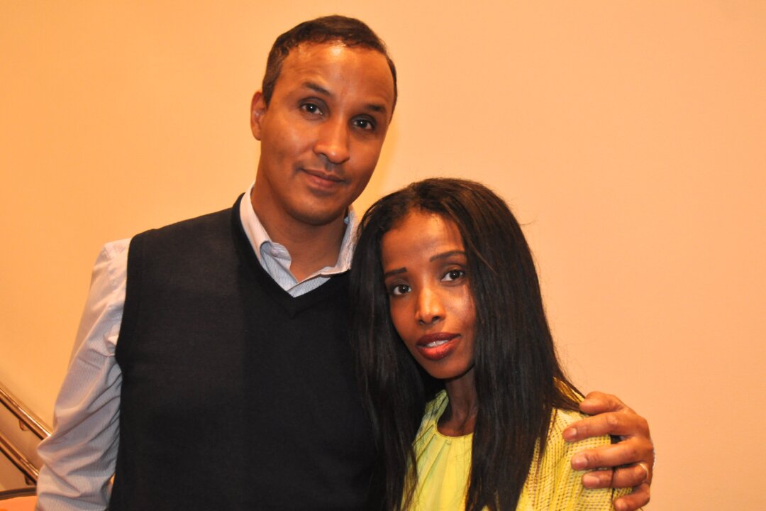Mr. Apti Omar and Mrs. Minal Ahmed saw Shen Yun in Dublin on April 20th. "To see the explosion of colour and the dancing was amazing. I really enjoyed it," said Mr. Omar. (Martin Murphy/Epoch Times)