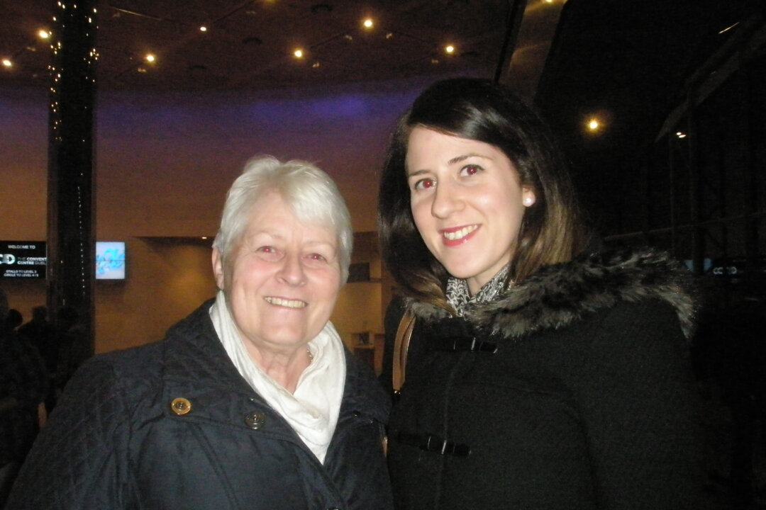 Eileen Quinn and her daughter Gillian said they both greatly enjoyed Shen Yun's performance at The Convention Centre Dublin on April 20th. “It was the first time we had seen any Chinese dancing, and it was absolutely brilliant, really lovely!” said Mrs. Quinn. (The Epoch Times)