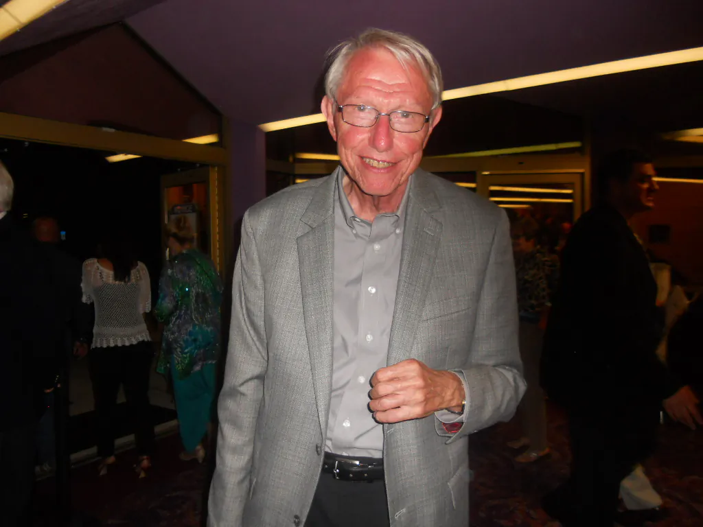 Gary Petricola, owner of WJER radio station in Ohio, attended Shen Yun’s opening night at the Van Wezel Performing Arts Hall in Sarasota, Fla., on April 22. “It’s a very impressive performance, and I’m glad I came!” he said. (Edie Bassen/Epoch Times)
