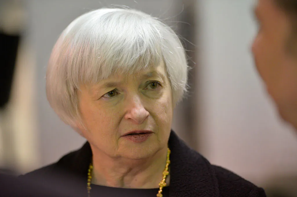 Federal Reserve Chair Janet Yellen tours the College to Careers Program in Advanced Manufacturing at the City Colleges of Chicago's Daley College on March 31, 2014 in Chicago, Illinois. In earlier remarks Yellen indicated that the economy was far from healthy and that the Fed would continue its policy of maintaining low interest rates. (Brian Kersey/Getty Images)