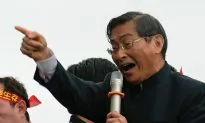 A Ruffian From China Menaces Taiwanese Students