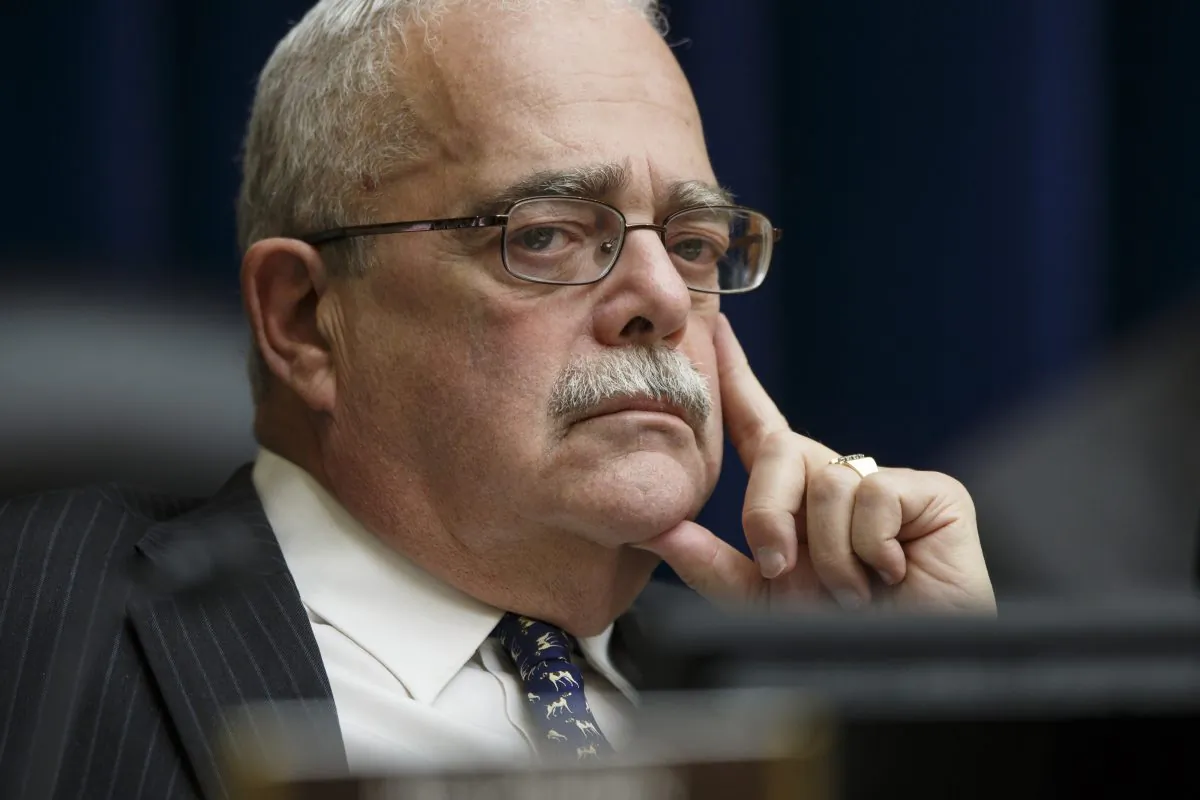 House Oversight Committee member Rep. Gerald Connolly, D-Va., listens to debate as the Republican-controlled committee calls for former Internal Revenue Service official Lois Lerner to found in contempt of Congress for her previous refusal to answer questions at two hearings probing whether tea party and conservative political groups had been targeted for extra scrutiny when they applied for tax-exempt status, Thursday, April 10, 2014, on Capitol Hill in Washington. (AP Photo/J. Scott Applewhite)
